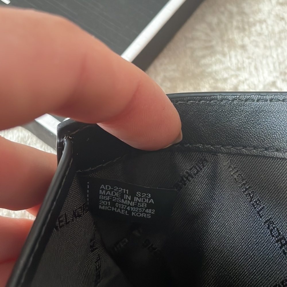 Brand New Michael Kors Jet Set Men’s Slim Billfold Brown & Black Logo Wallet - Picture 12 of 15